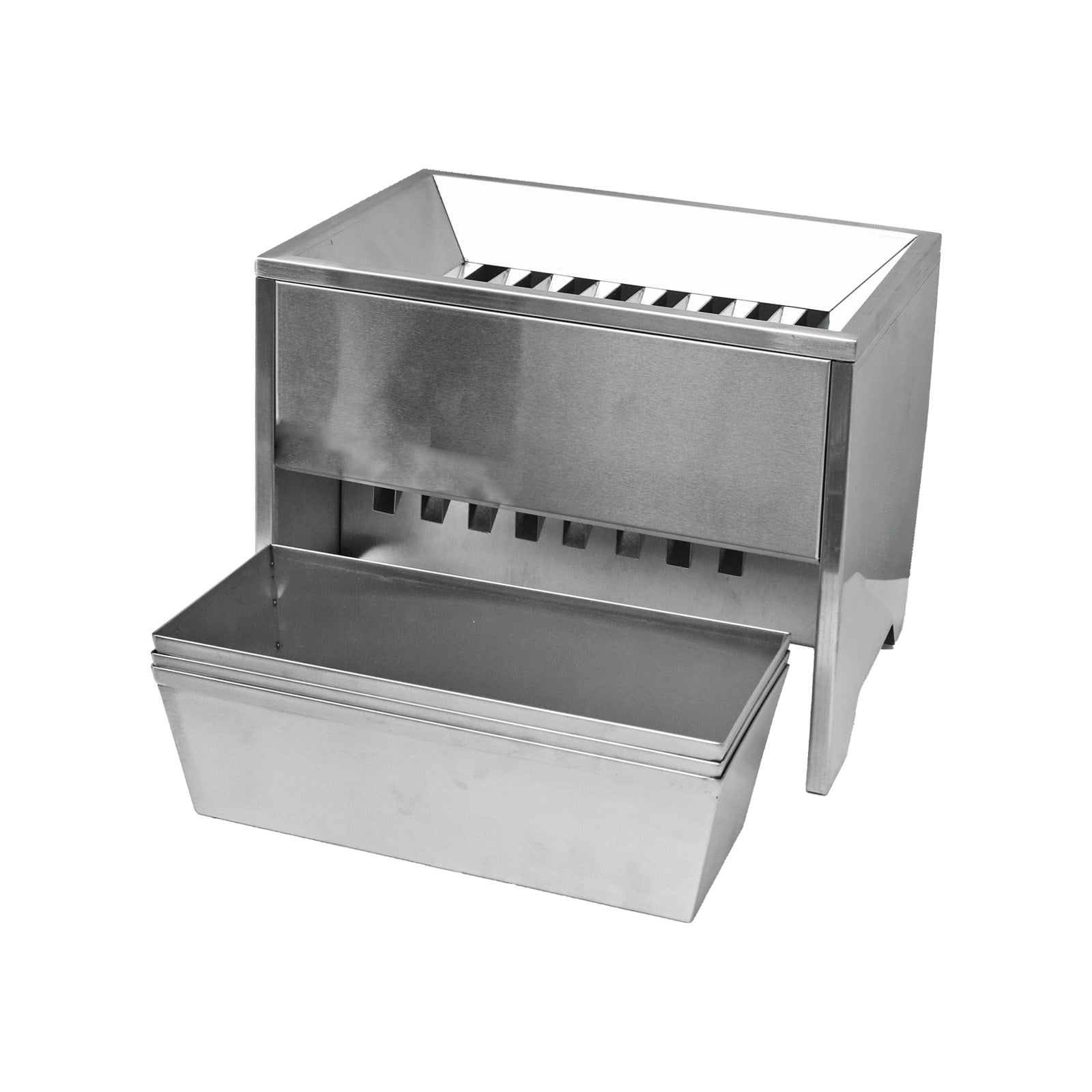 FZHBLTY Stainless Steel Sample Divider, Sample Divider for Grain, Wheat, Bean, and Corn Seeds (HGG-II)