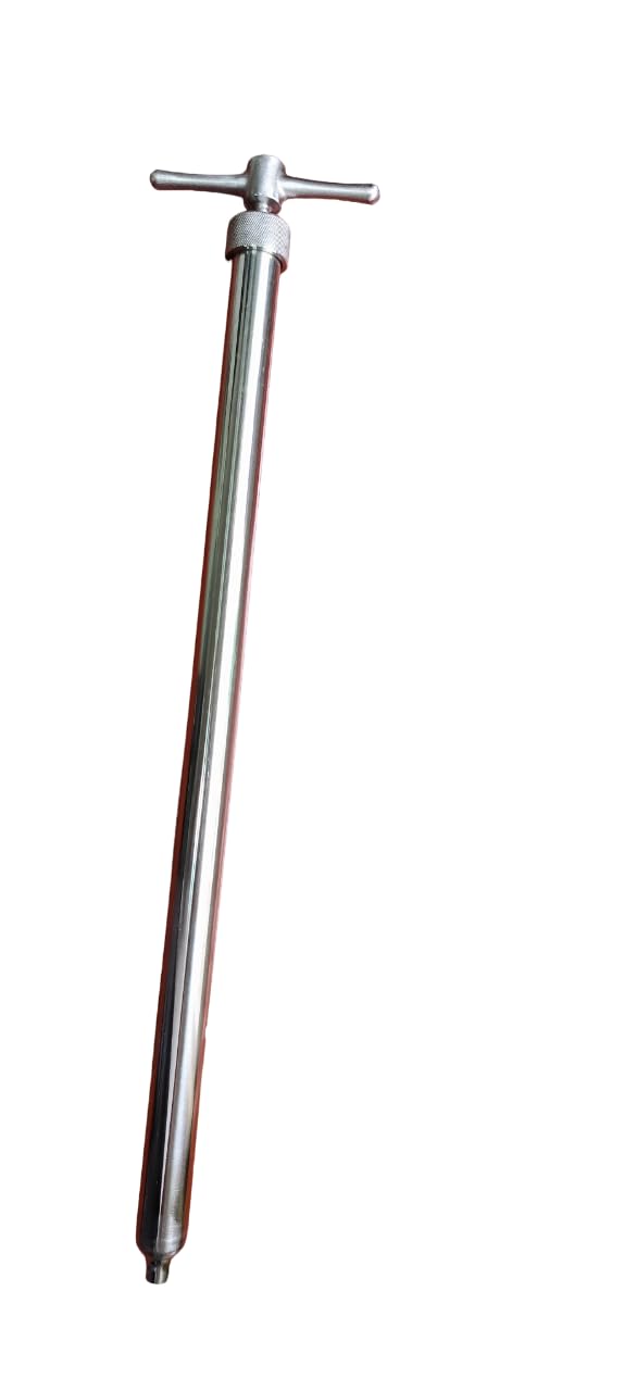 Drum Thief Sampler, 350mL.These Stainless Steel Liquid Samplers are Designed to Extract Samples from Drums, Tanks, and Rail Cars.(40inch)