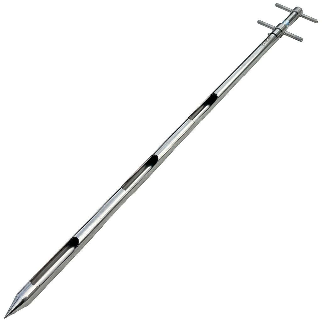 Powder Sampler, Stainless Steel Three-Zone Grain Probe Sampler – Commonly Used for Sampling and Collecting Powders, Grains, and Granules