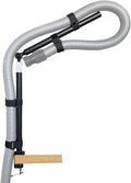 Dust Collection Boom Arm, Tool Free Clamp On Vacuum Hose Mount for Desktop CNC Machines, Adjustable Overhead Support Hose Holder for more Shop Vac Hoses, Table Saw Dust Collection System(Without Tube)
