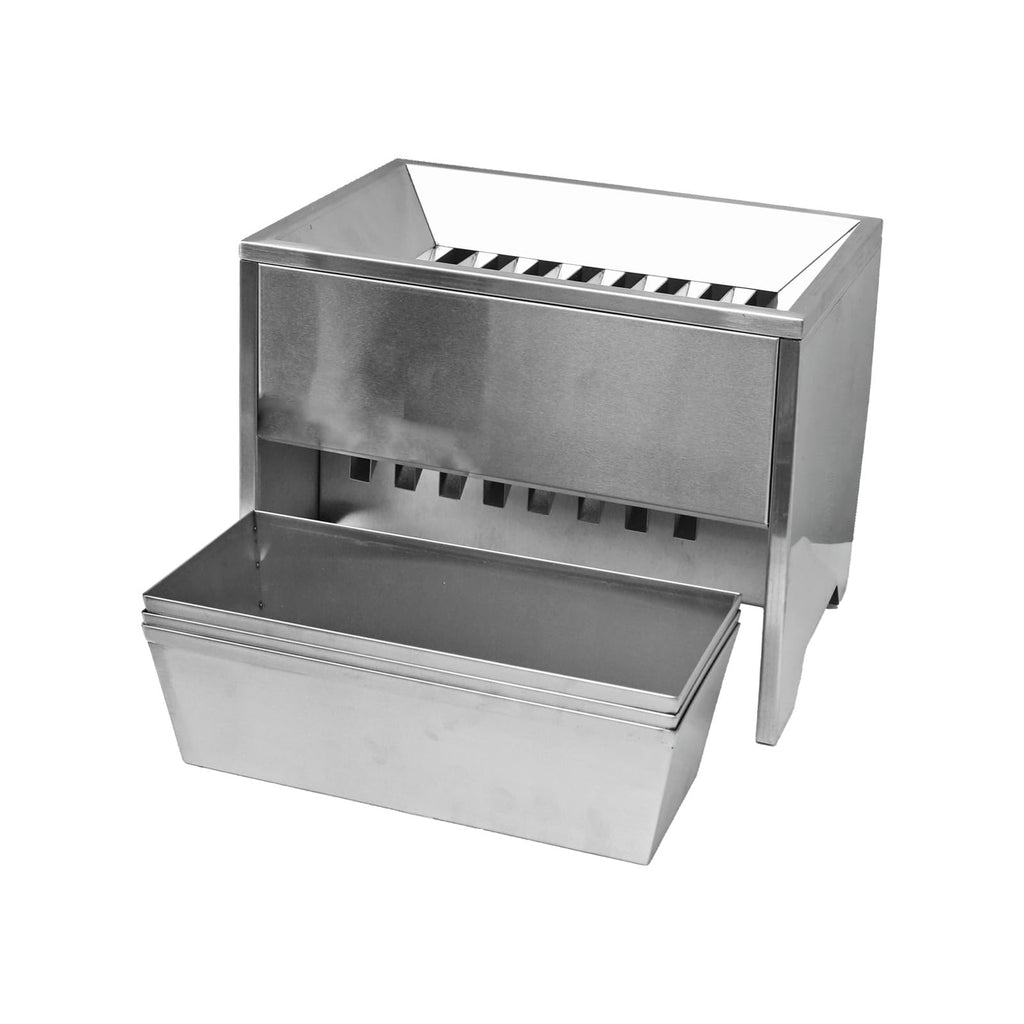 Stainless Steel Sample Divider Easy-to-Use Sample Divider for Grain, Wheat, and Beans, Compact, Durable, and Efficient for Lab Testing and Accurate Sample Distribution (HGG-I)