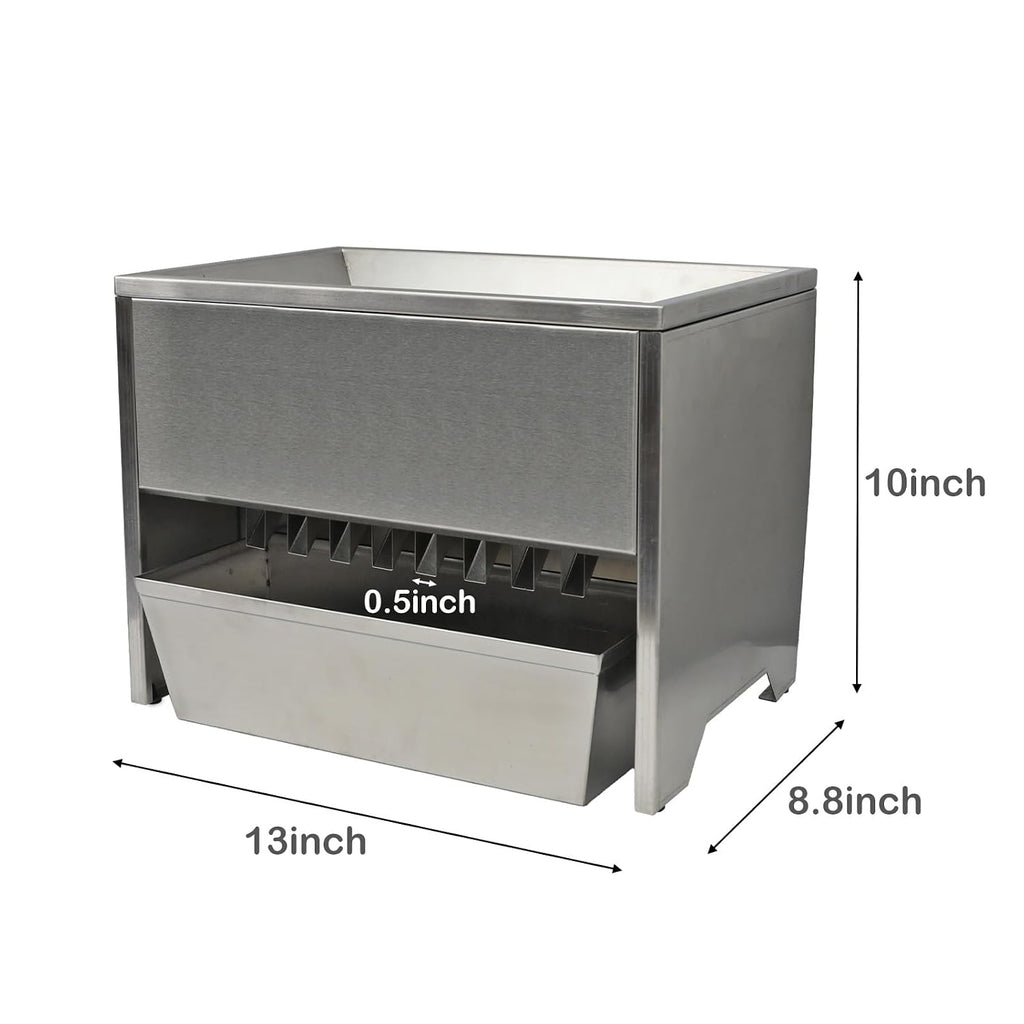 Stainless Steel Sample Divider Easy-to-Use Sample Divider for Grain, Wheat, and Beans, Compact, Durable, and Efficient for Lab Testing and Accurate Sample Distribution (HGG-I)