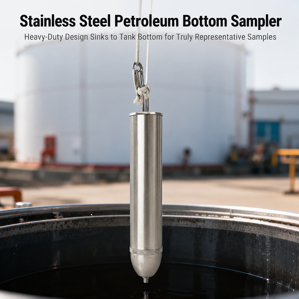 FZHBLTY 304 Stainless Steel Petroleum Bottom Sampler, 33.8 oz