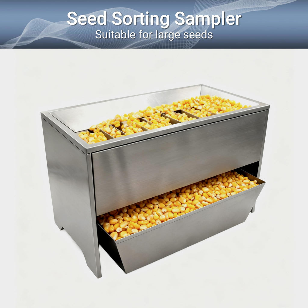 Stainless Steel Sample Divider Easy-to-Use Sample Divider for Grain, Wheat, and Beans, Compact, Durable, and Efficient for Lab Testing and Accurate Sample Distribution (HGG-I)