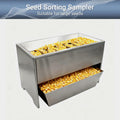 Stainless Steel Sample Divider Easy-to-Use Sample Divider for Grain, Wheat, and Beans, Compact, Durable, and Efficient for Lab Testing and Accurate Sample Distribution (HGG-I)