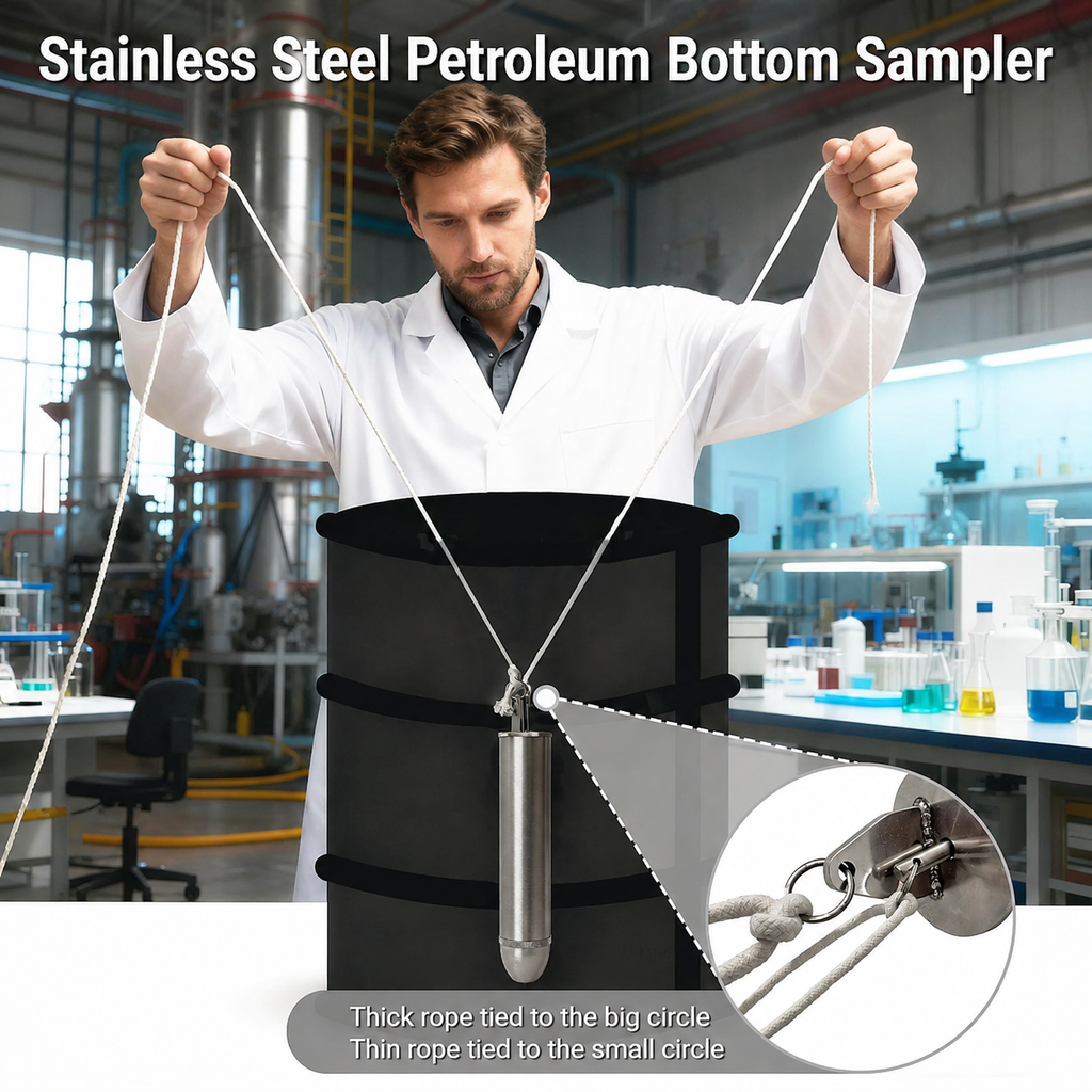 FZHBLTY 304 Stainless Steel Petroleum Bottom Sampler, 33.8 oz